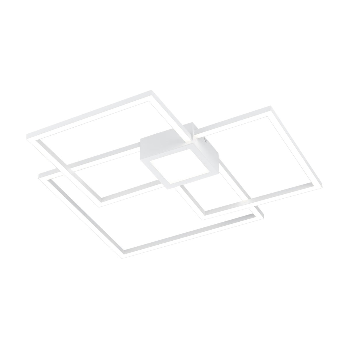 Hydra 3 Light LED Square Ceiling Light – Matt White