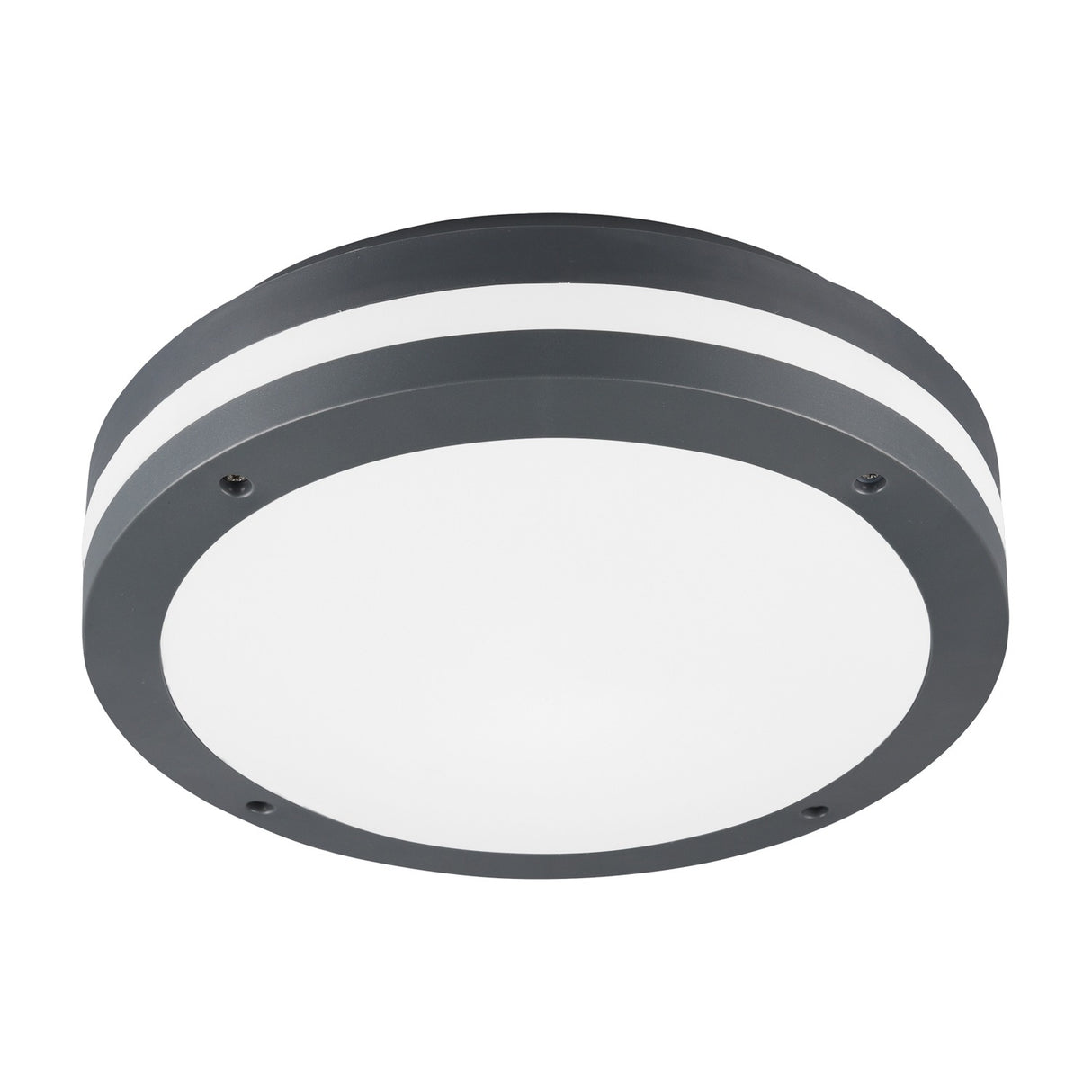 Piave LED Round PIR Ceiling Light – Anthracite