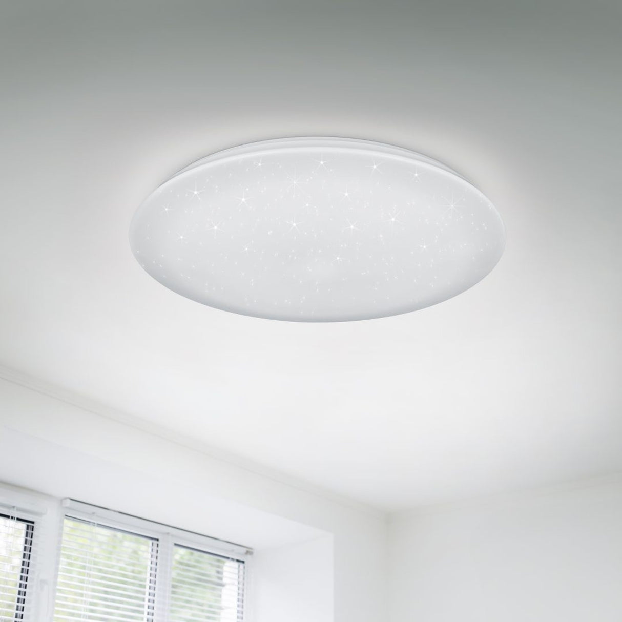 Nagano LED Remote Control Round Ceiling Light – White
