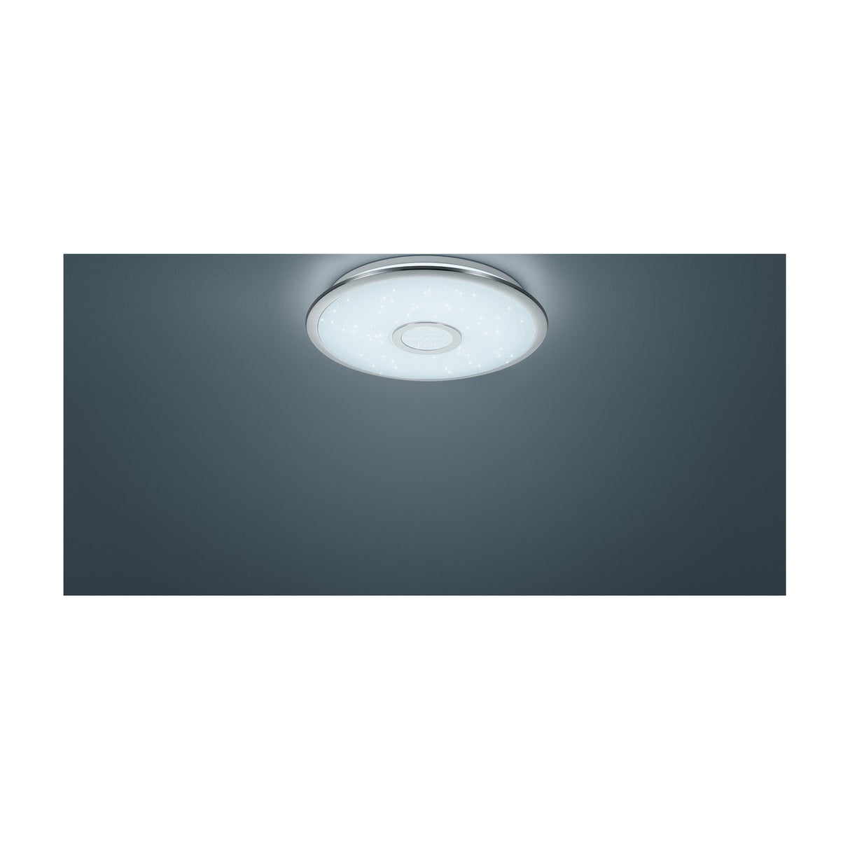 Osaka LED Remote Control Round Ceiling Light – Chrome
