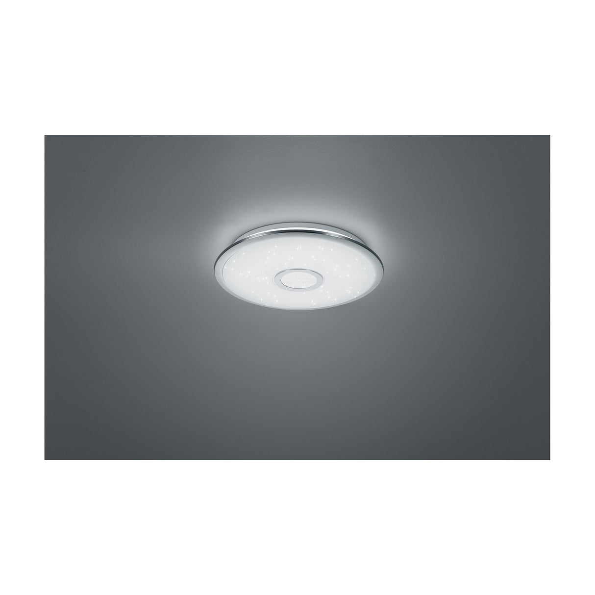 Osaka LED Remote Control Round Ceiling Light – Chrome