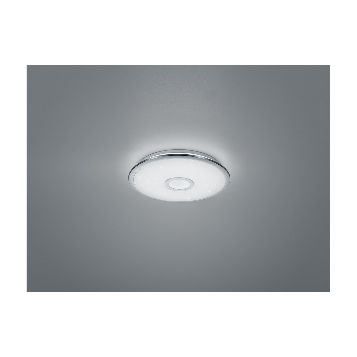 Osaka LED Remote Control Round Ceiling Light – Chrome