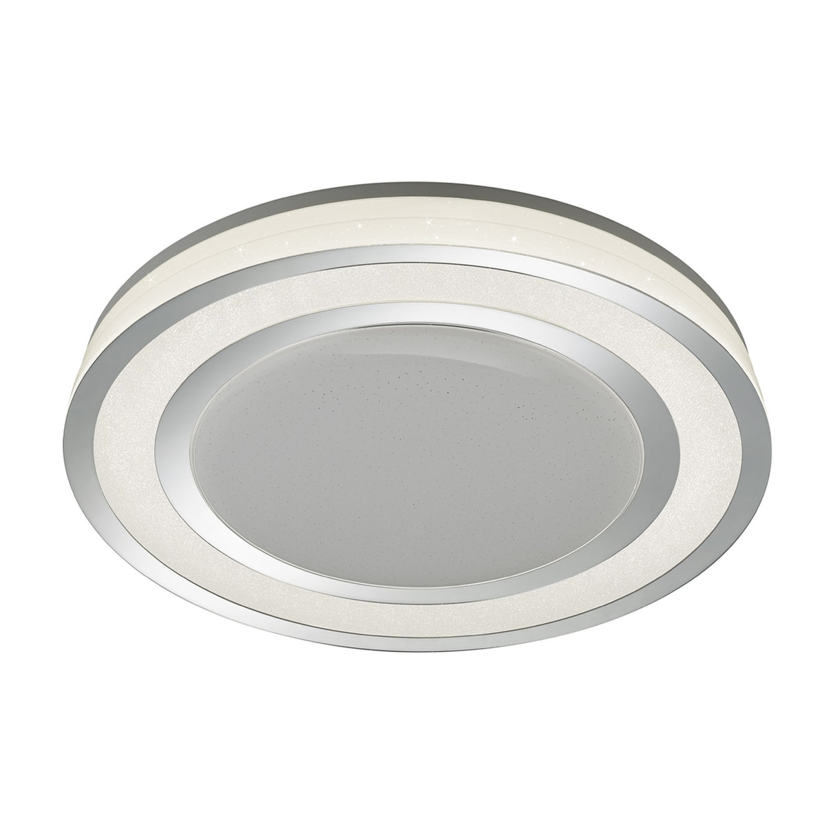 Noriaki LED Remote Control Round Ceiling Light – Chrome