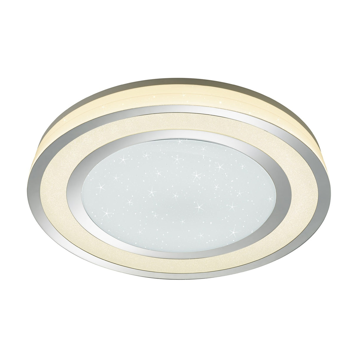 Noriaki LED Remote Control Round Ceiling Light – Chrome