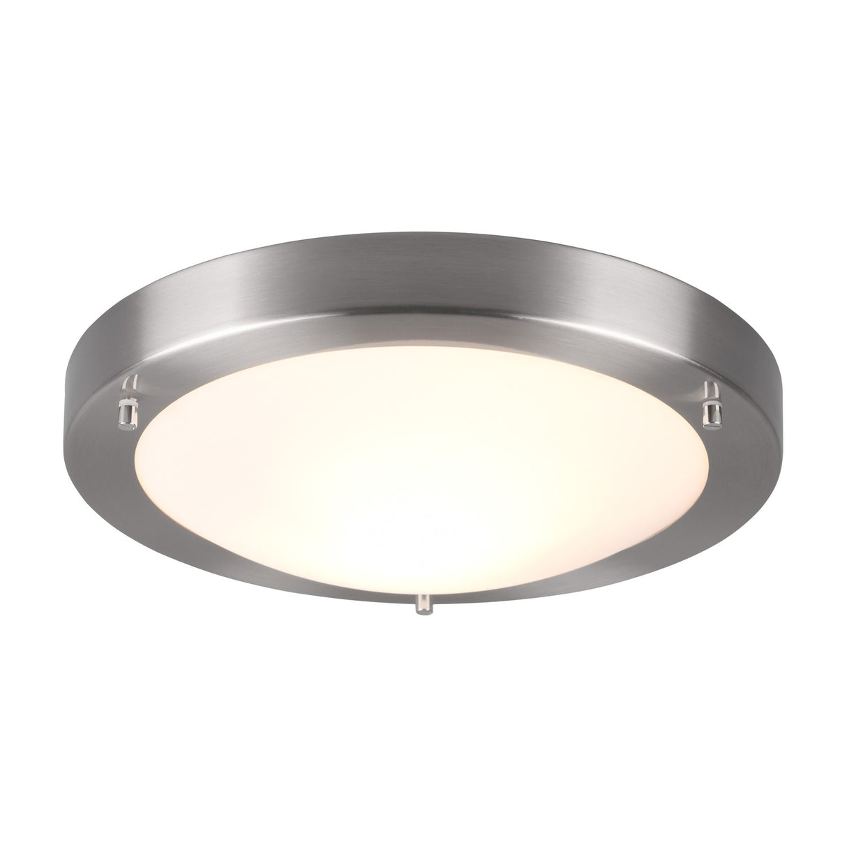 Condus Glass Ceiling Light – Satin Nickel
