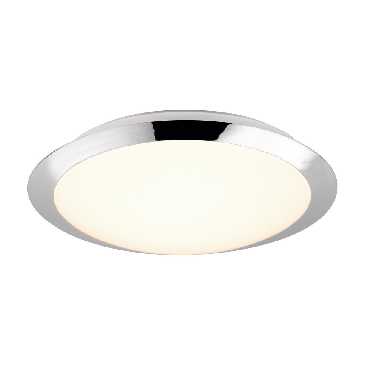 Umberto LED Glass Ceiling Light – Chrome