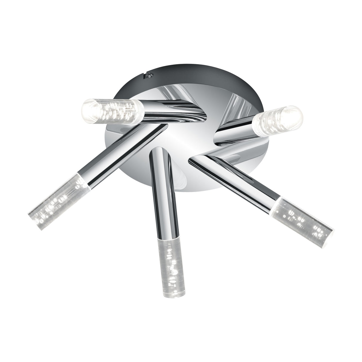 Bolsa 5 Light LED Glass Ceiling Light – Chrome