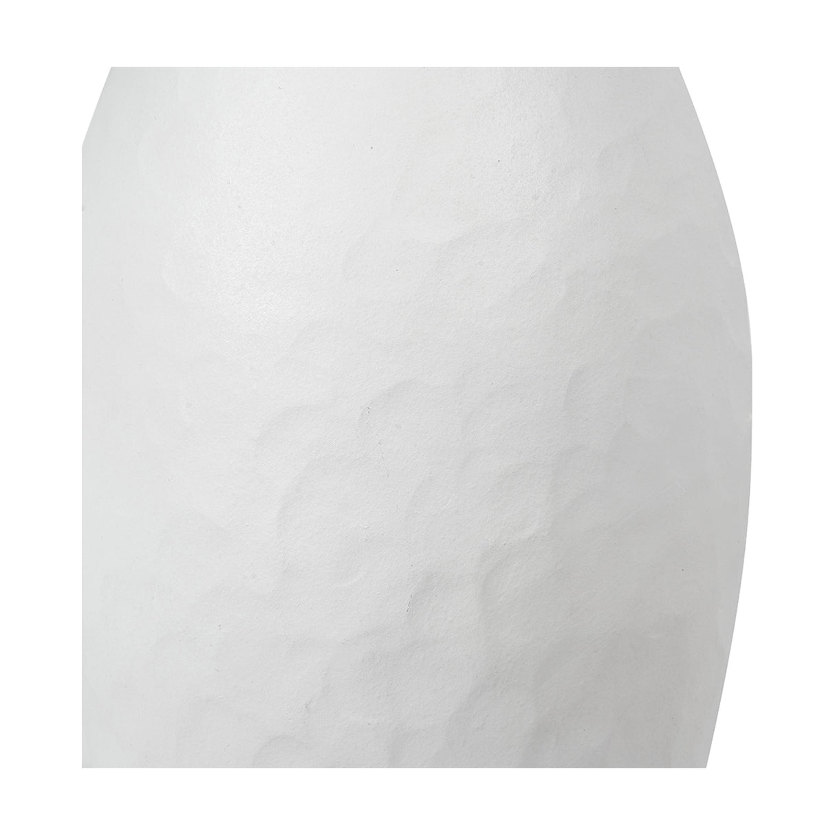 Eirene White Textured Stoneware Vase - 41cm