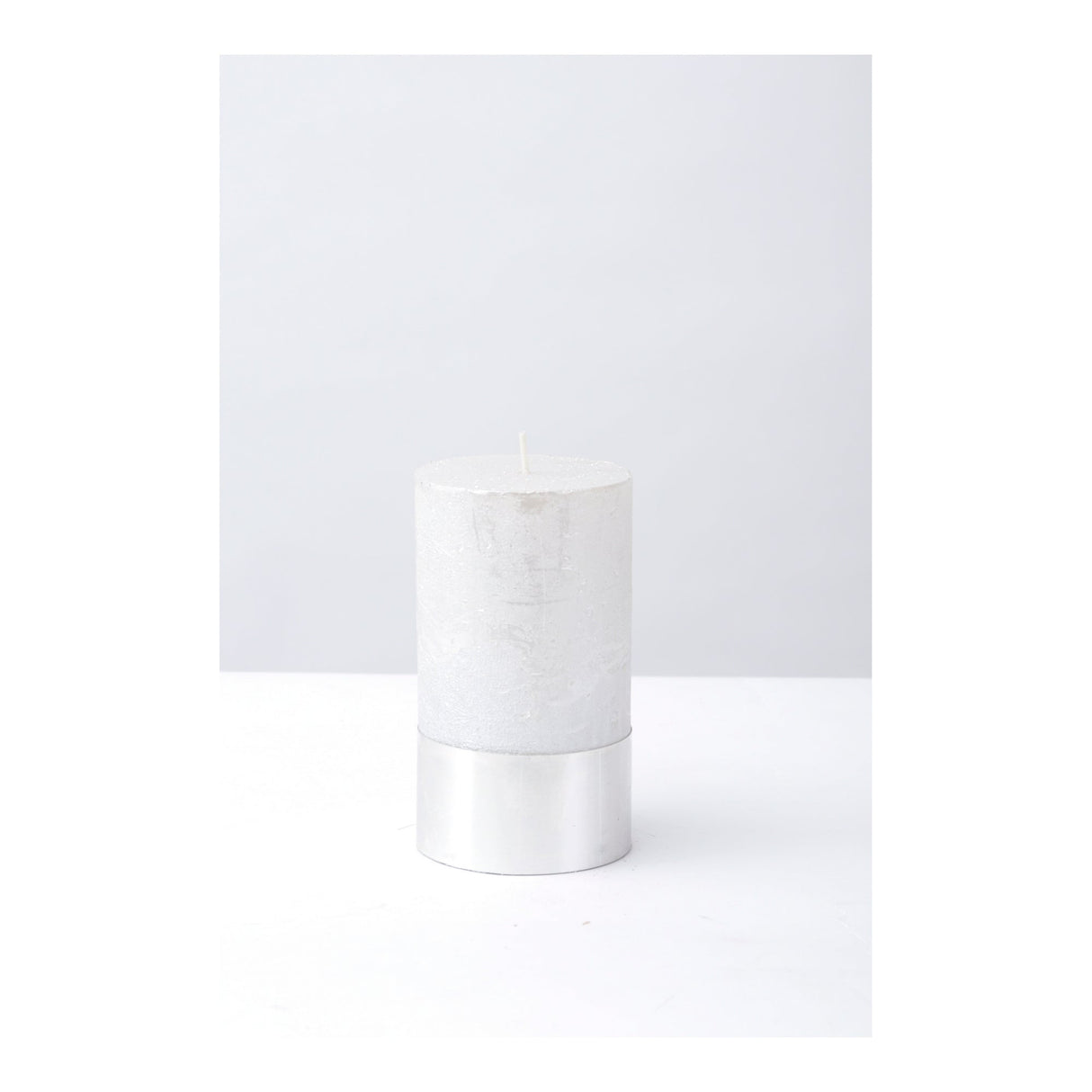 Libra Pearl Rustica Pillar Candle - 7x12cm