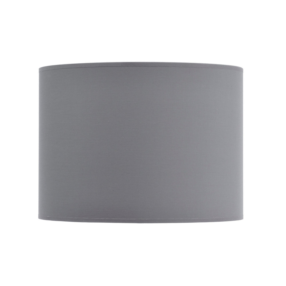 Lined Drum 16″ Lampshade - Grey & Silver