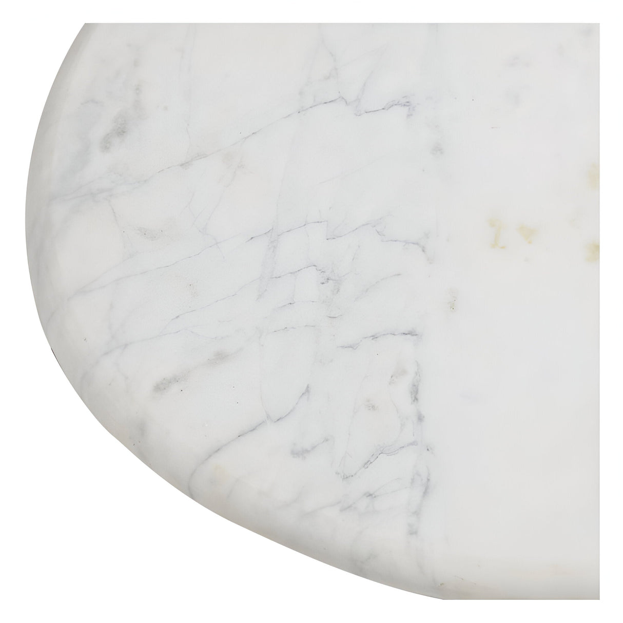 Nolita White Marble & Iron Coffee Table - Antique Gold