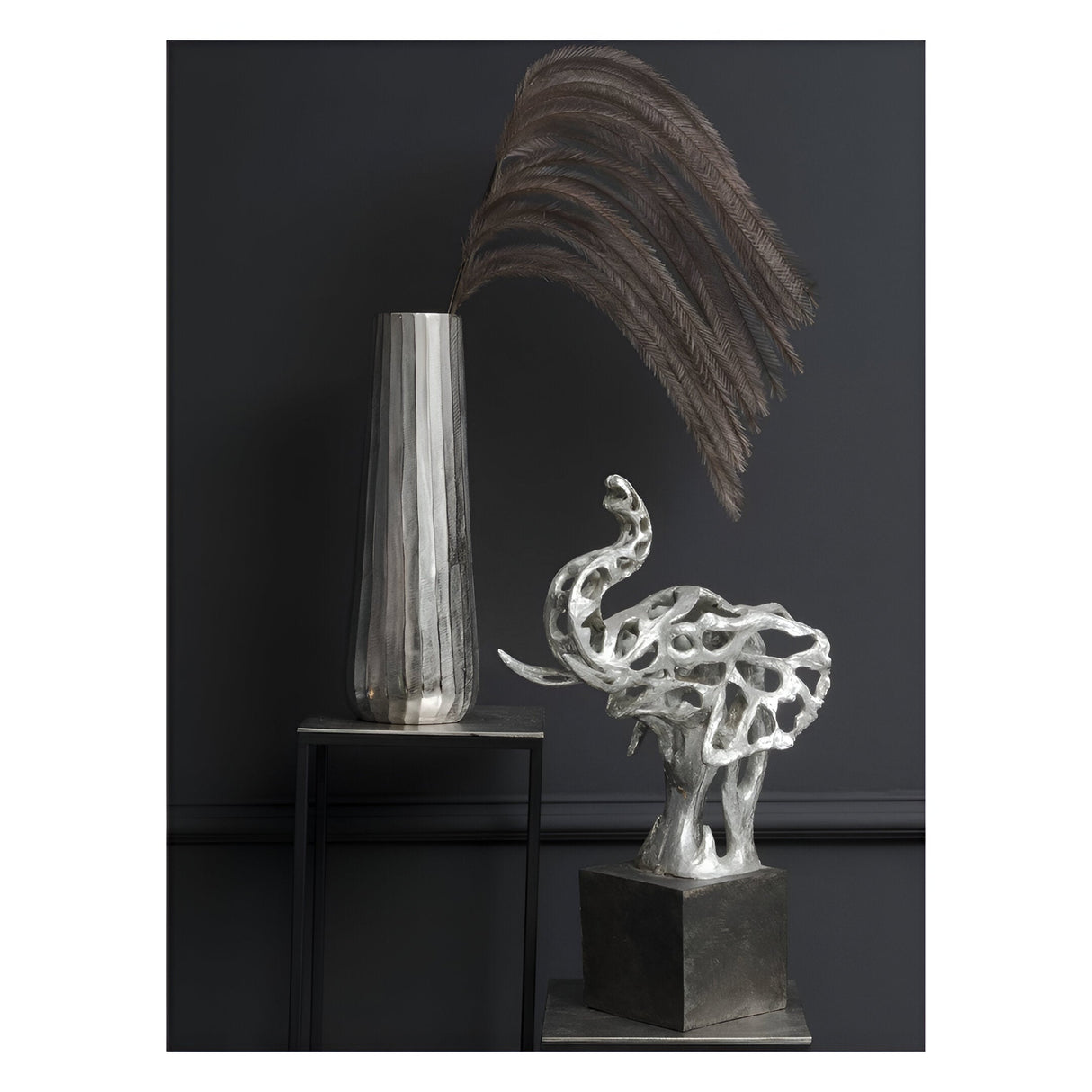 Addo Abstract Elephant Head Figurine - 62cm