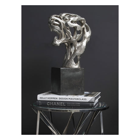 Addo Abstract Tiger Head Figurine - 40cm