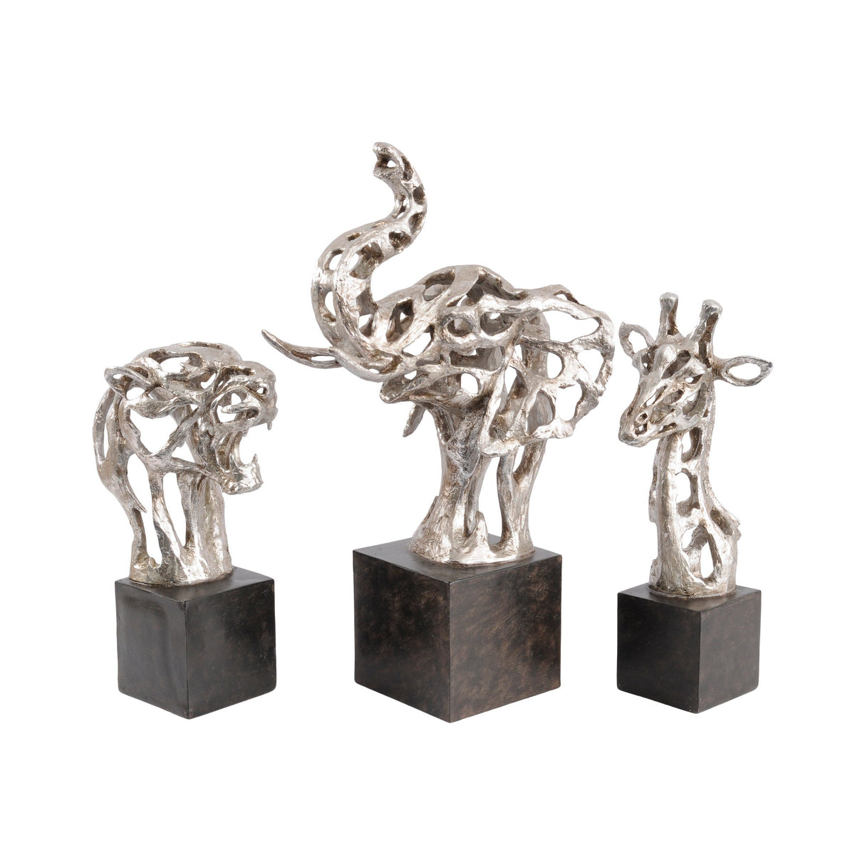 Addo Abstract Tiger Head Figurine - 40cm