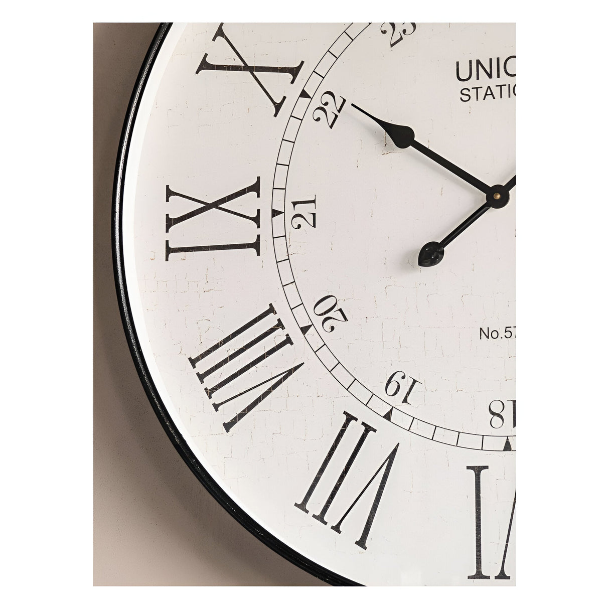 Antique Wall Clock - Black & White