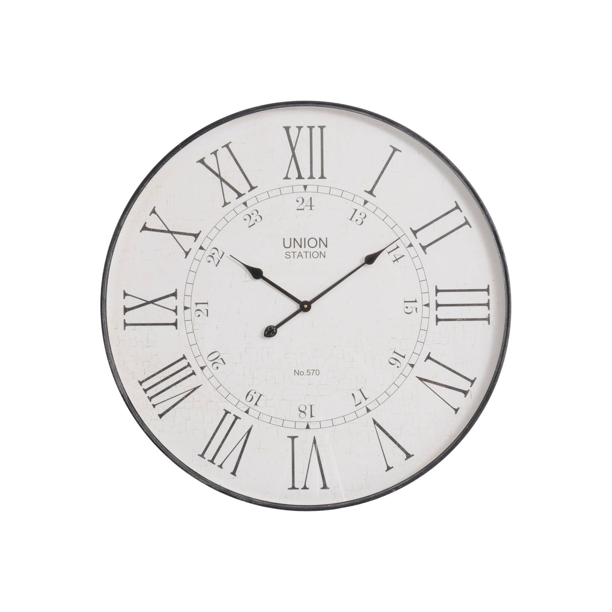Antique Wall Clock - Black & White