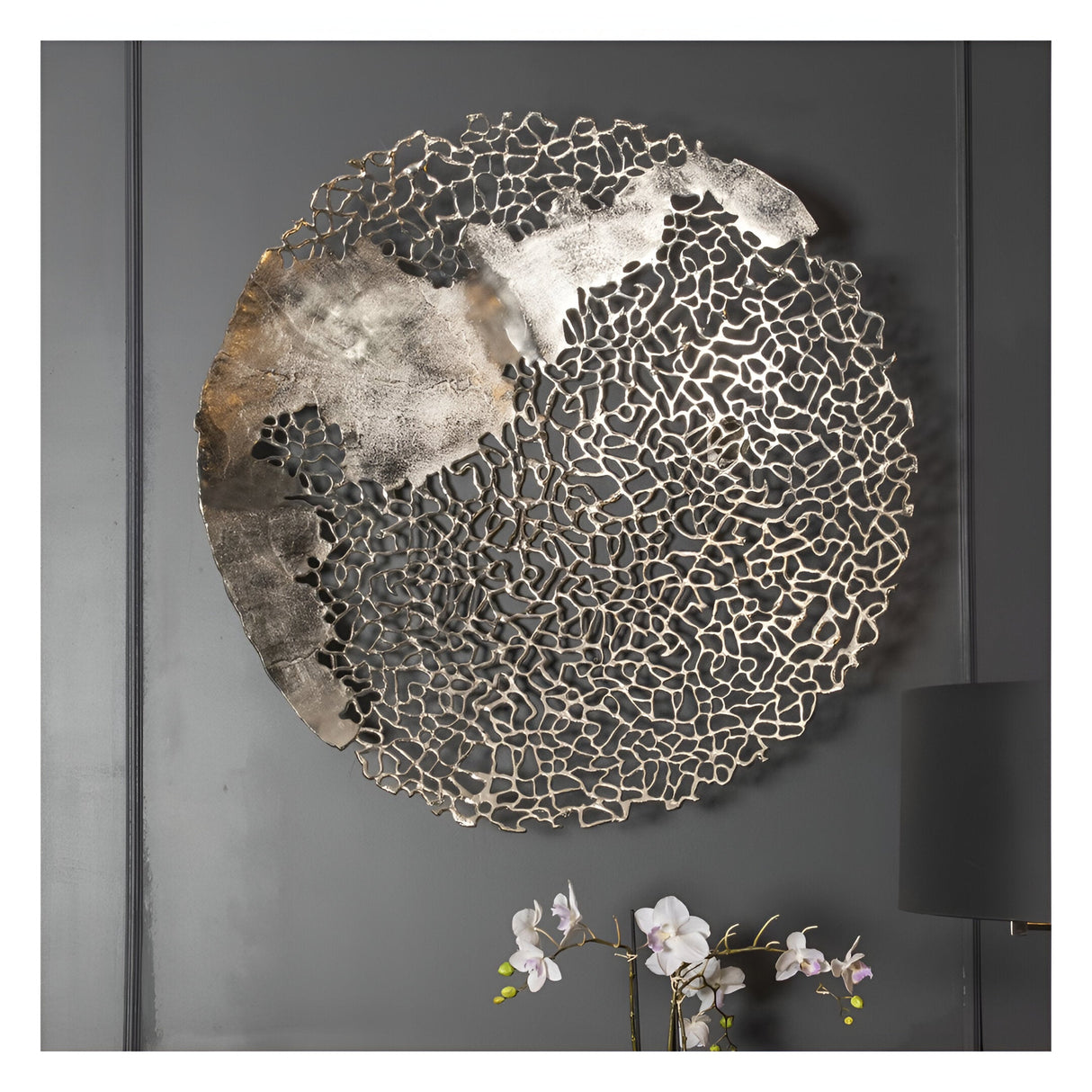 Apo Silver Coral Wall Plague - 90cm