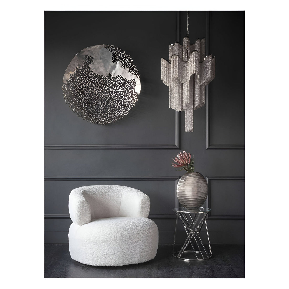 Apo Silver Coral Wall Plague - 90cm