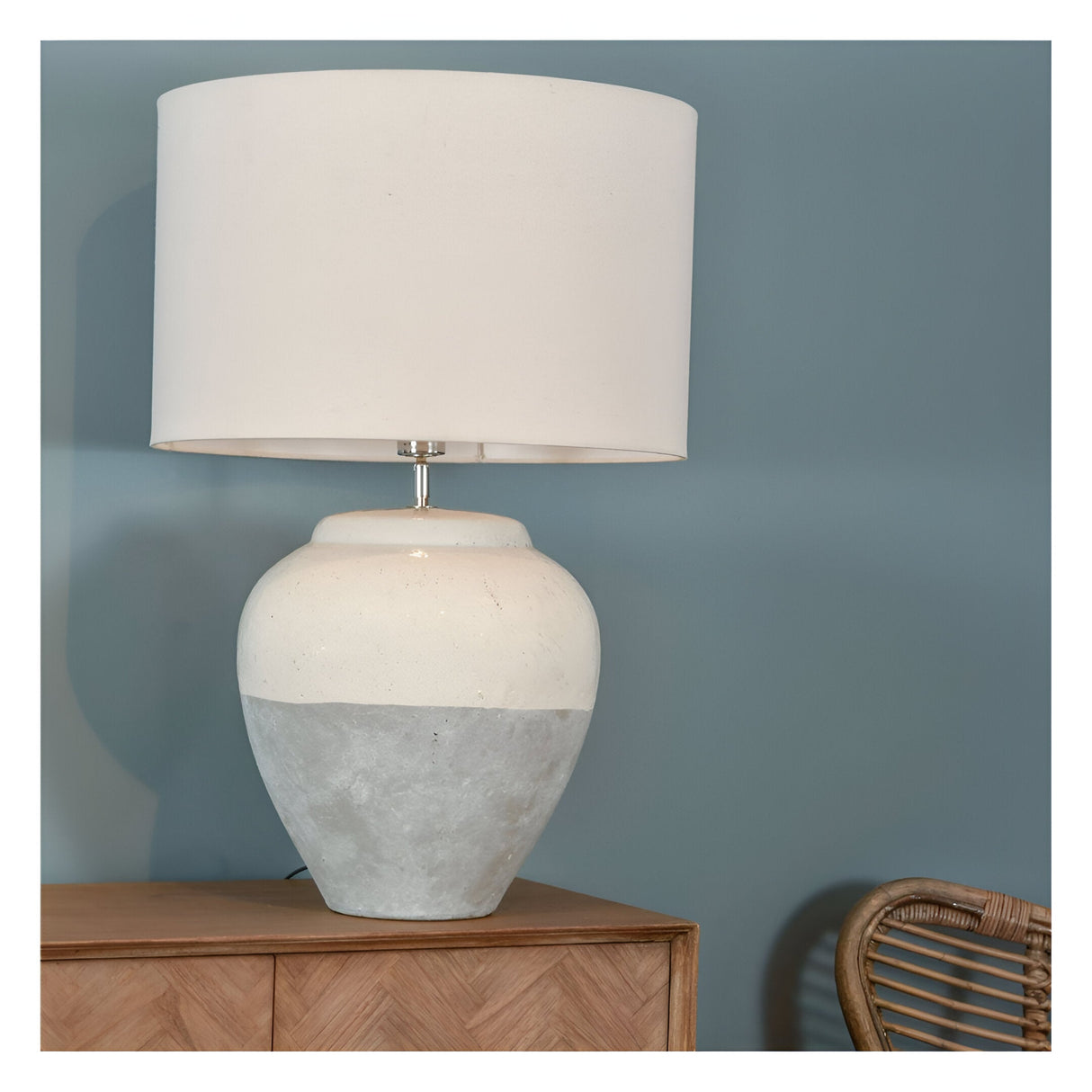 Skyline Large Table Lamp - Grey