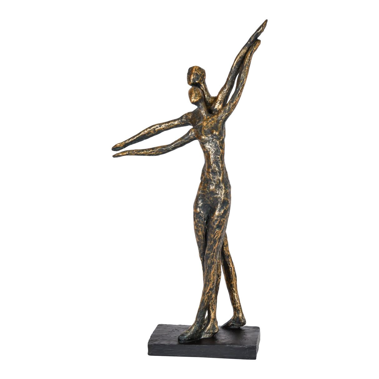 Celebrating Bronze Resin Standing Couple Figurine - 42cm
