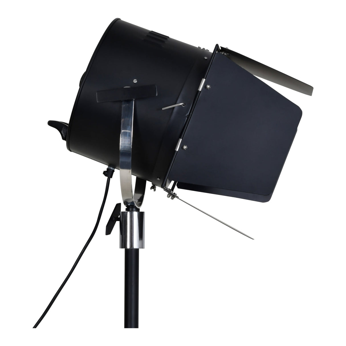 Clarky Tripod Spotlight Floor Lamp - Black