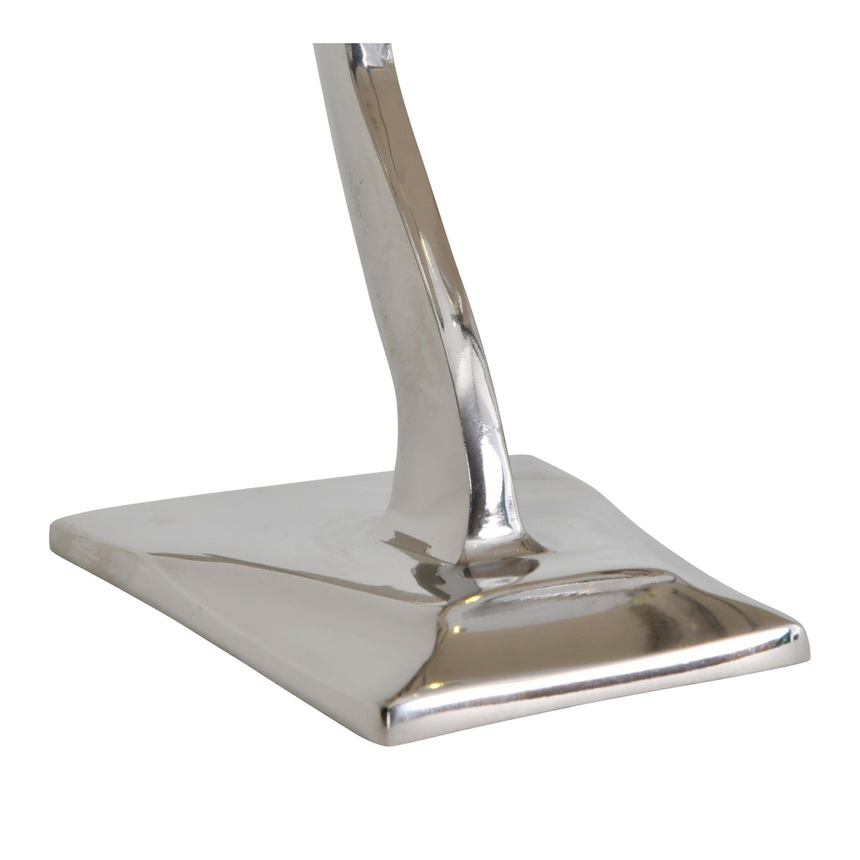 Turboprop Silver Aluminium Aeroplane Figurine - 40cm
