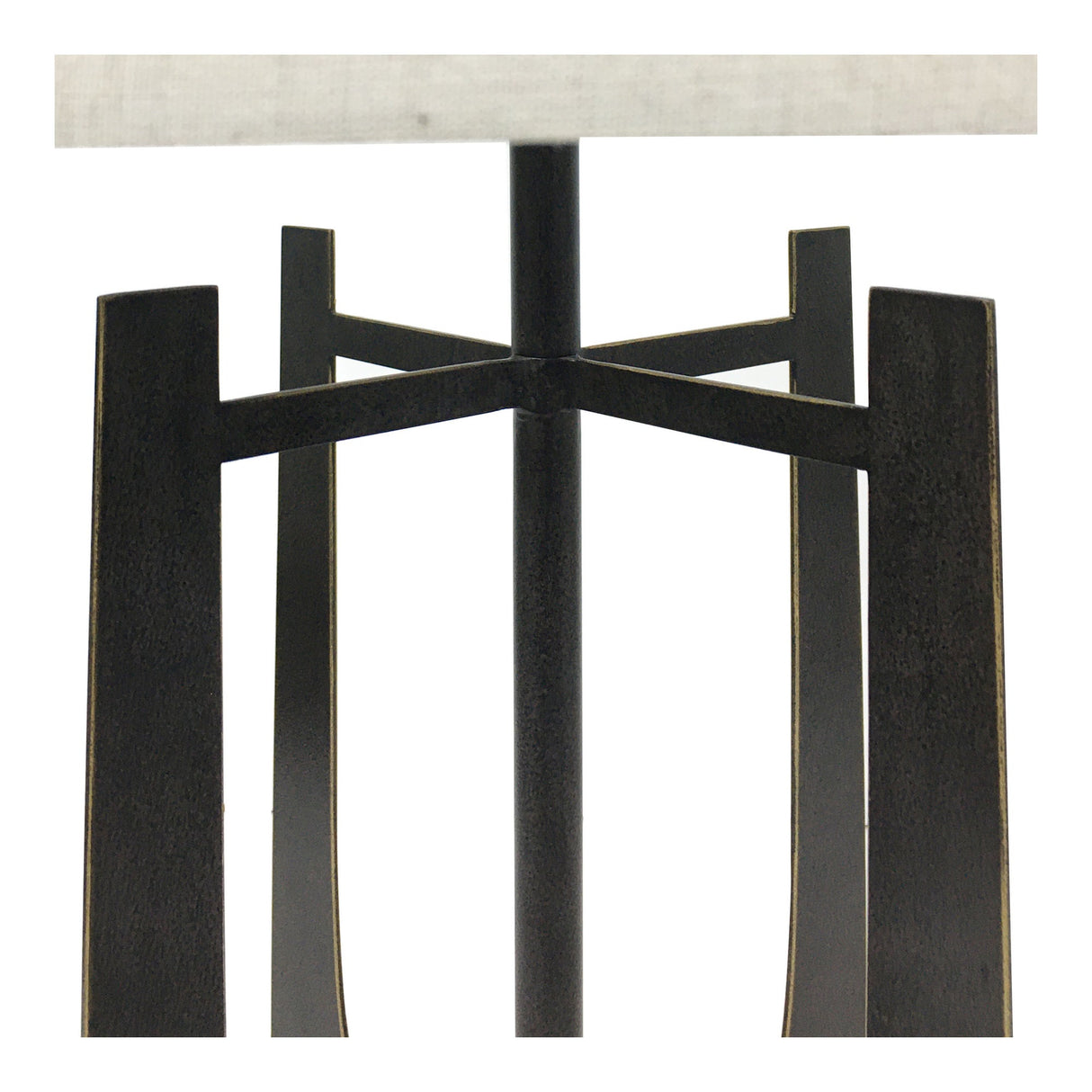 Glenthorpe Table Lamp - Gilded Oak With Irish Linen Shade