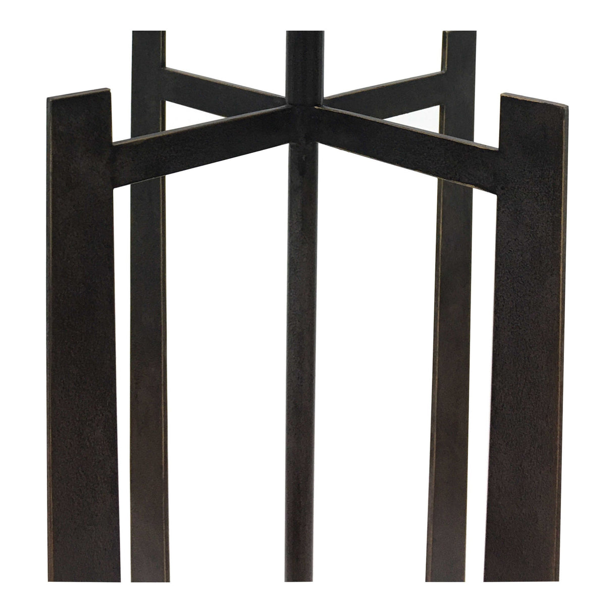 Glenthorpe Floor Lamp - Gilded Oak With Irish Linen Shade