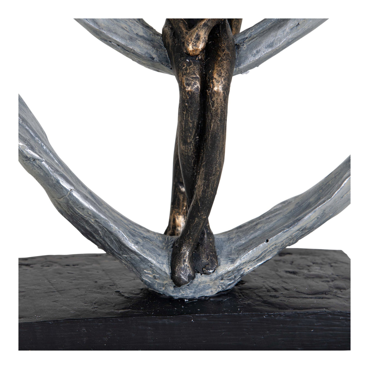 Love Figurine In Circular Heart - 35.8cm