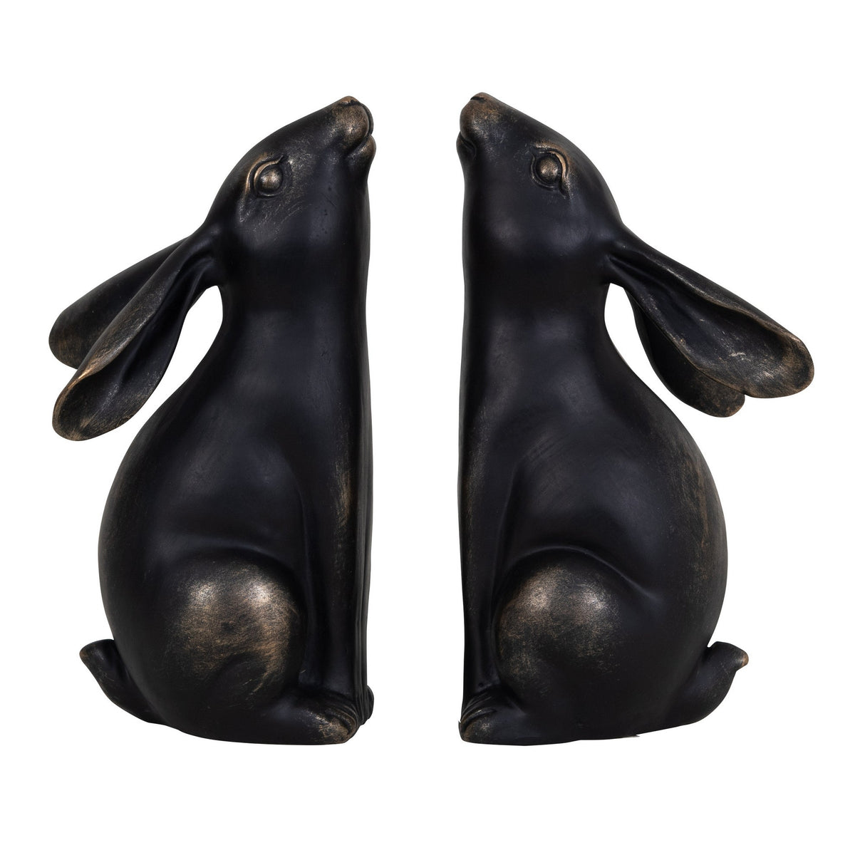 Bronze Hare Pair Figurine - 22.5cm