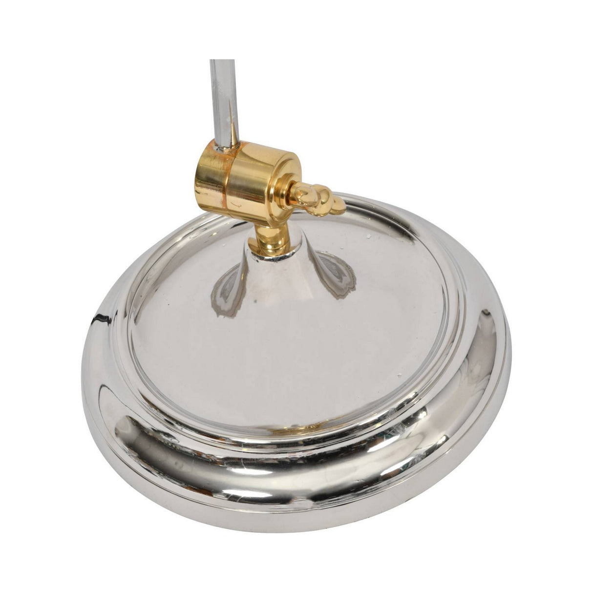 Haku Adjustable Floor Lamp - Silver & Brass