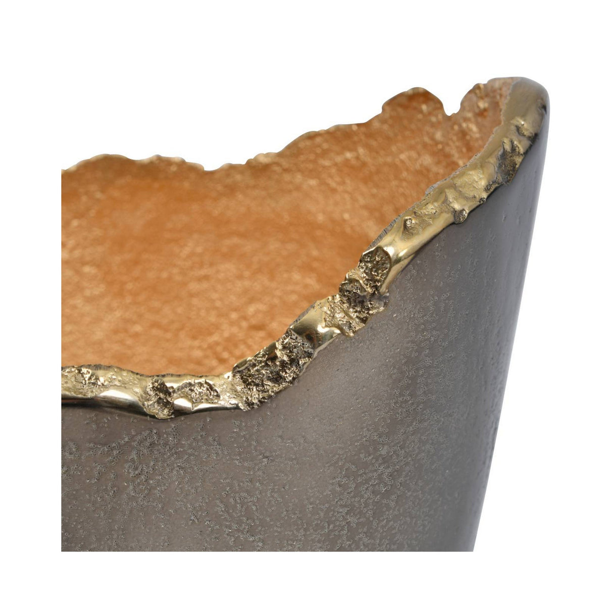 Merapi Lava Small Vase - Gold