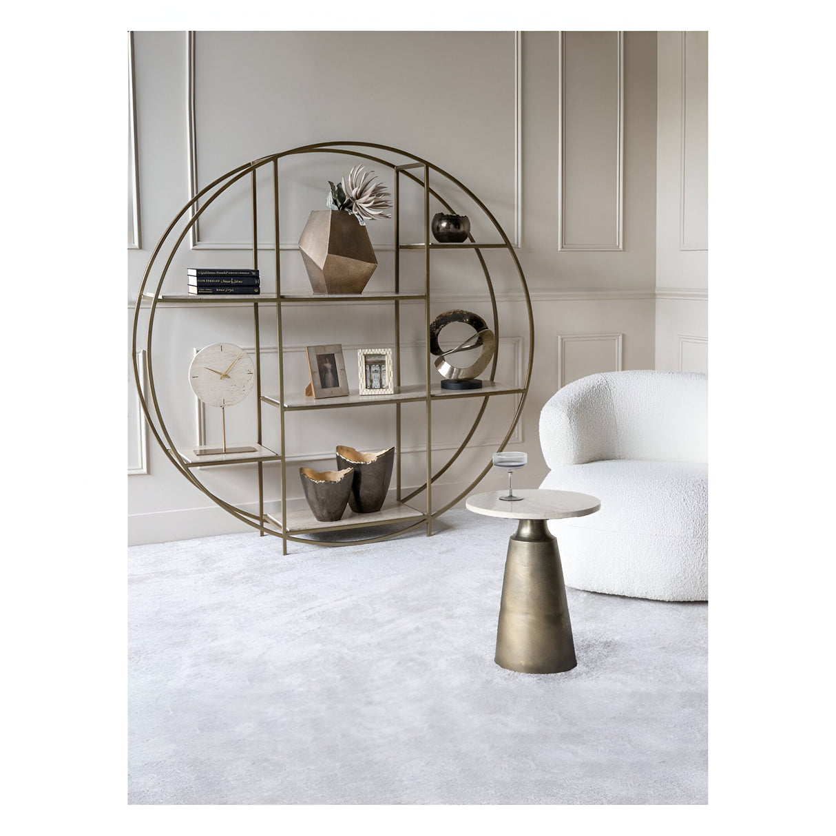 Merapi Lava Small Vase - Gold