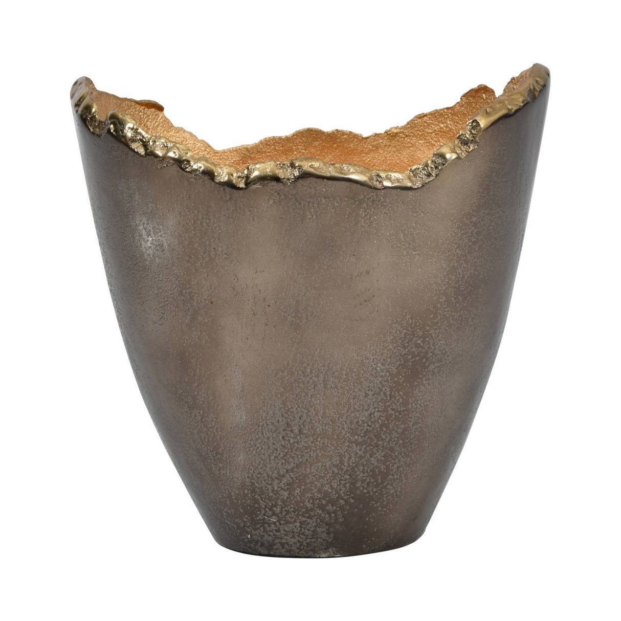 Merapi Lava Small Vase - Gold