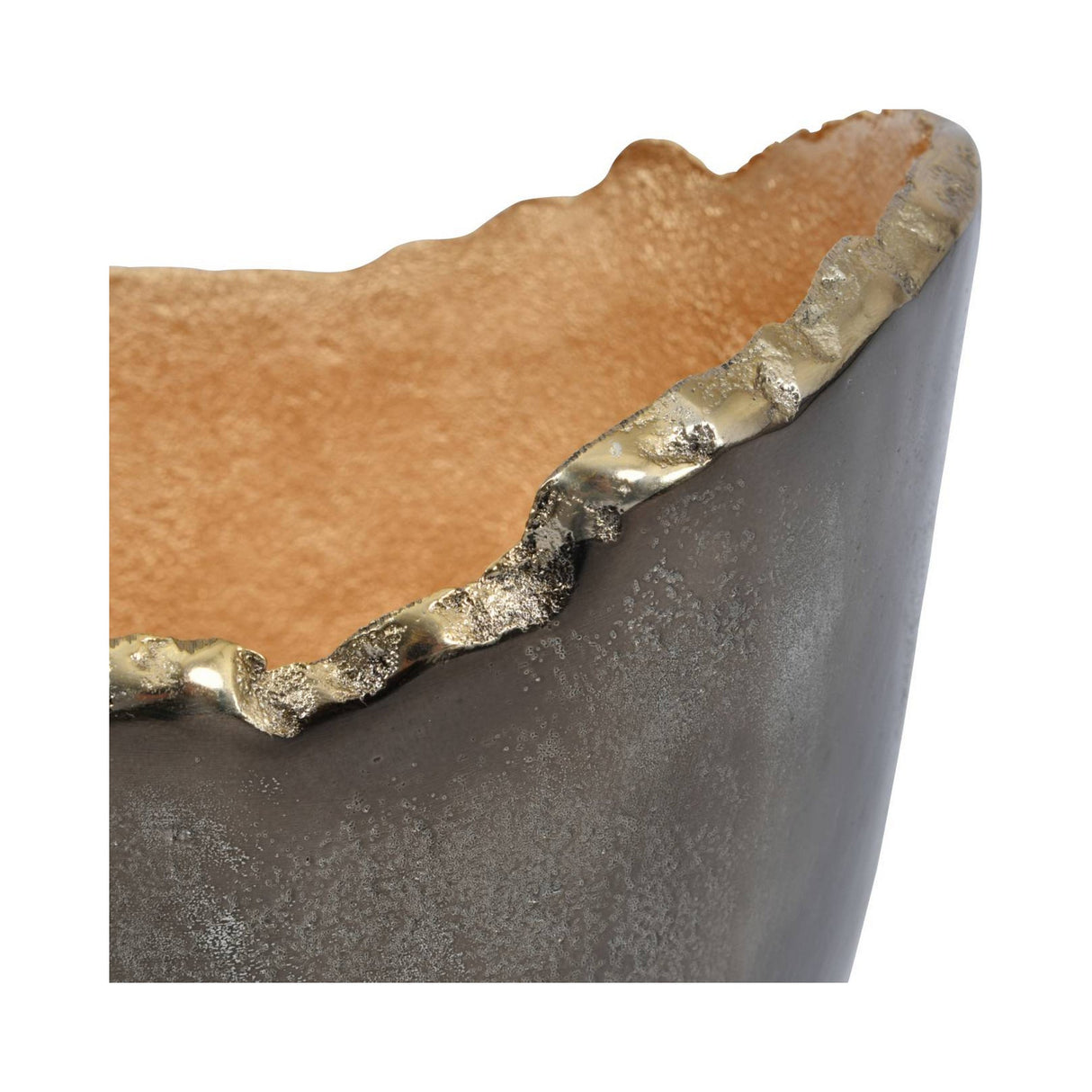 Merapi Lava Large Vase - Gold