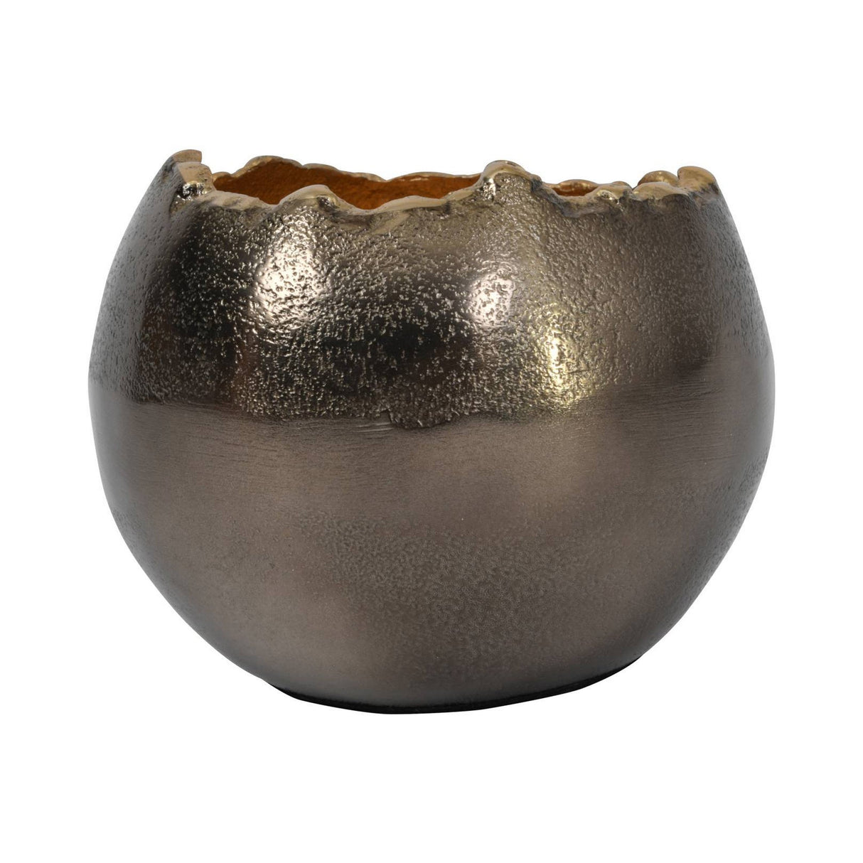 Merapi Lava Ball Vase - Gold