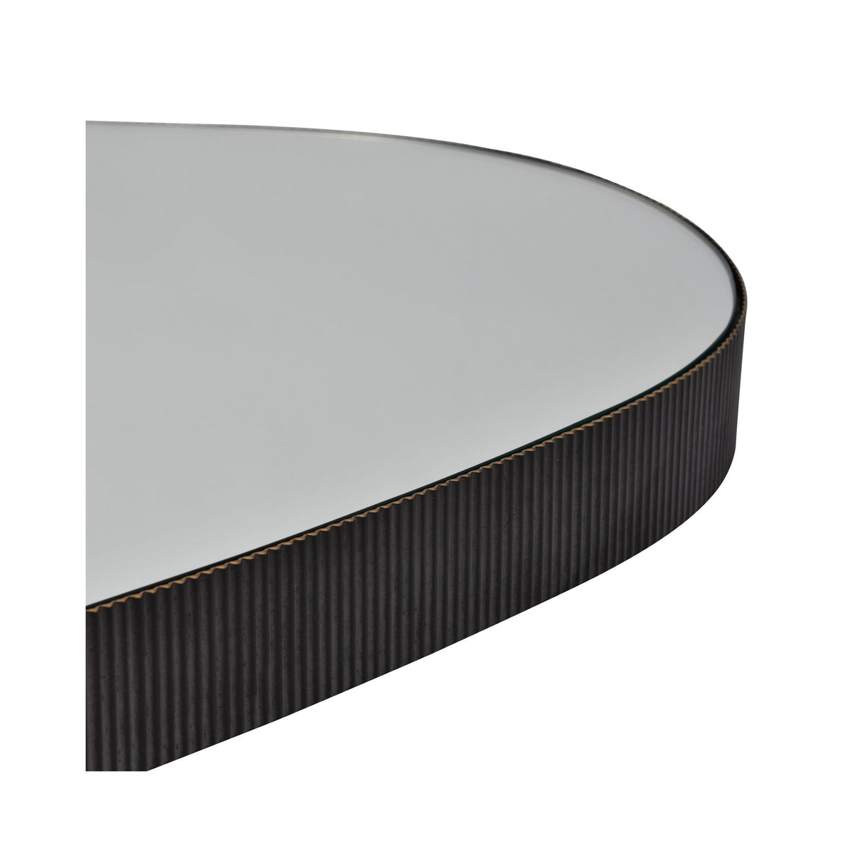 Organic Oversized Framed Leaner Mirror Oak Wood - 150x86cm