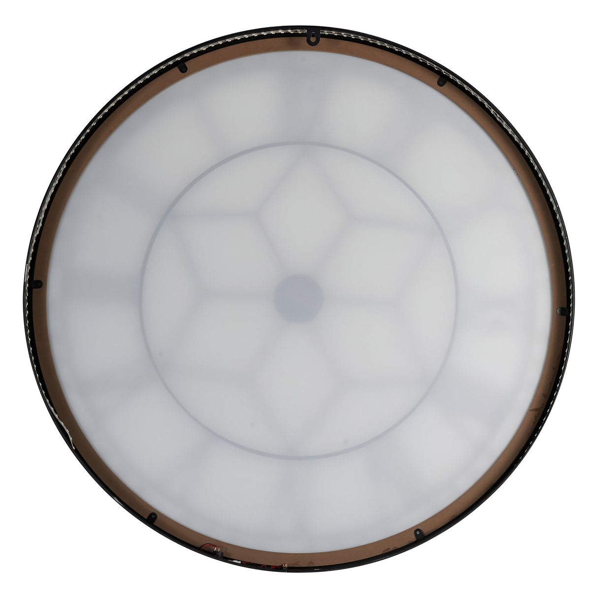 Oversized LED Backlit Wall Clock - Black