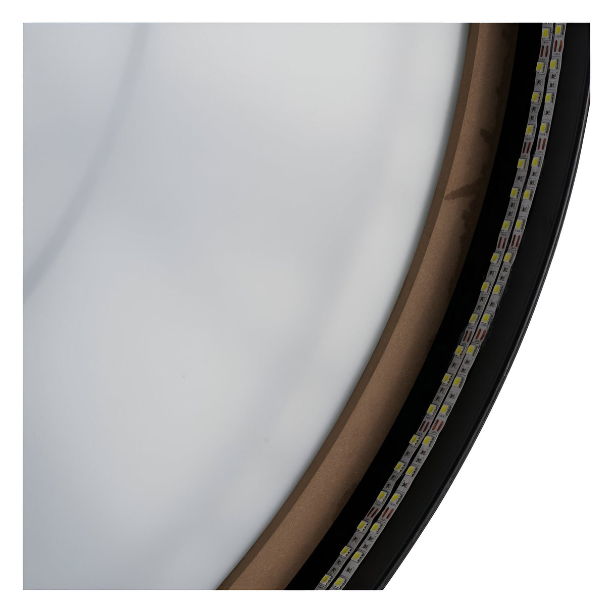 Oversized LED Backlit Wall Clock - Black