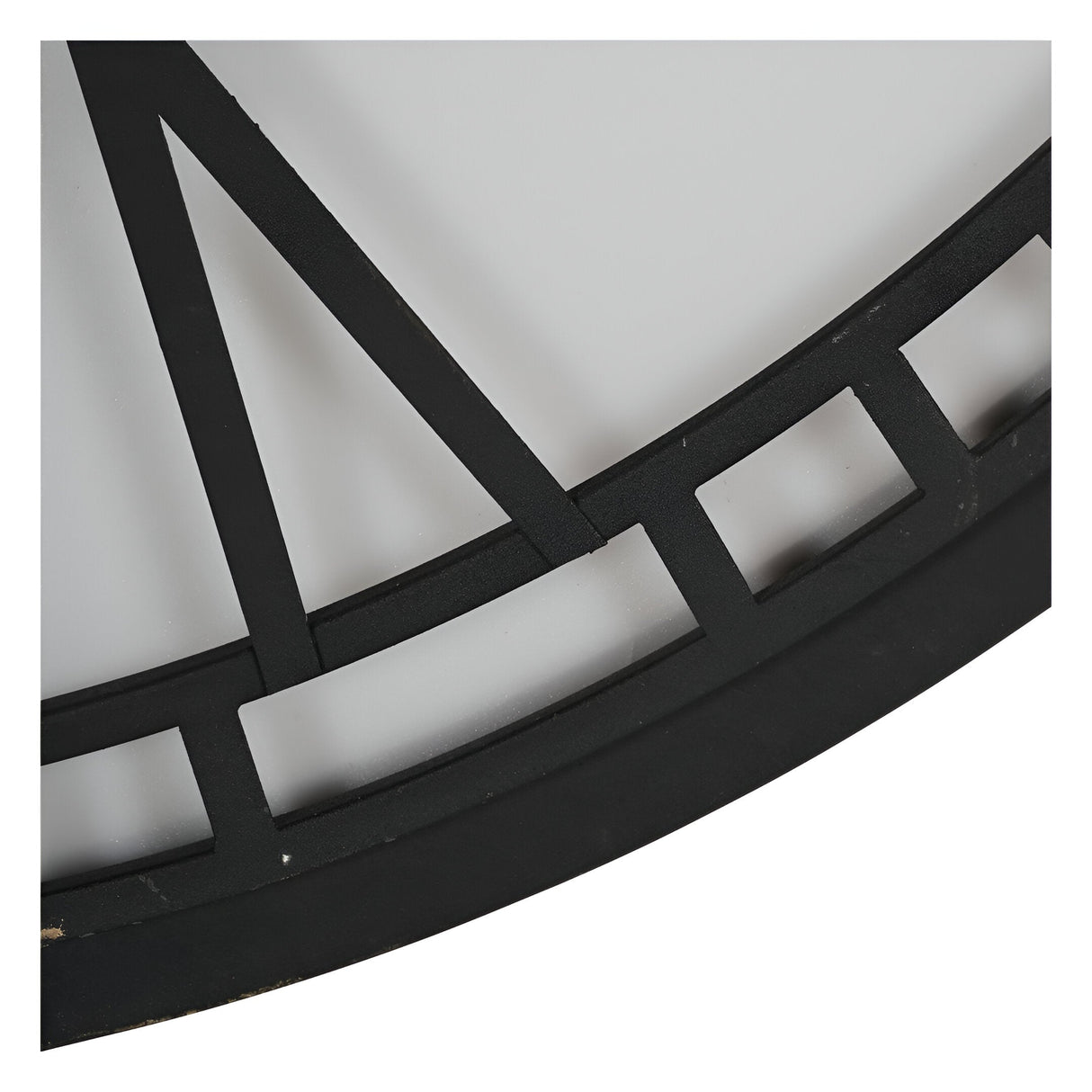 Oversized LED Backlit Wall Clock - Black