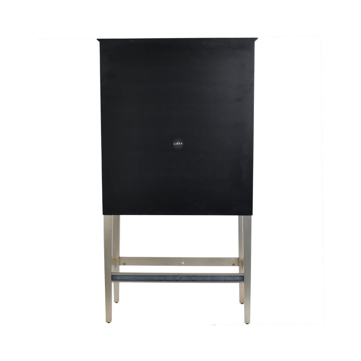 Lexington Antique Mirrored Bar Cabinet - Gold & Silver