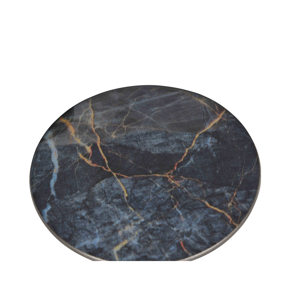 Vesuvius Coasters Set of 4 - Black & Gold