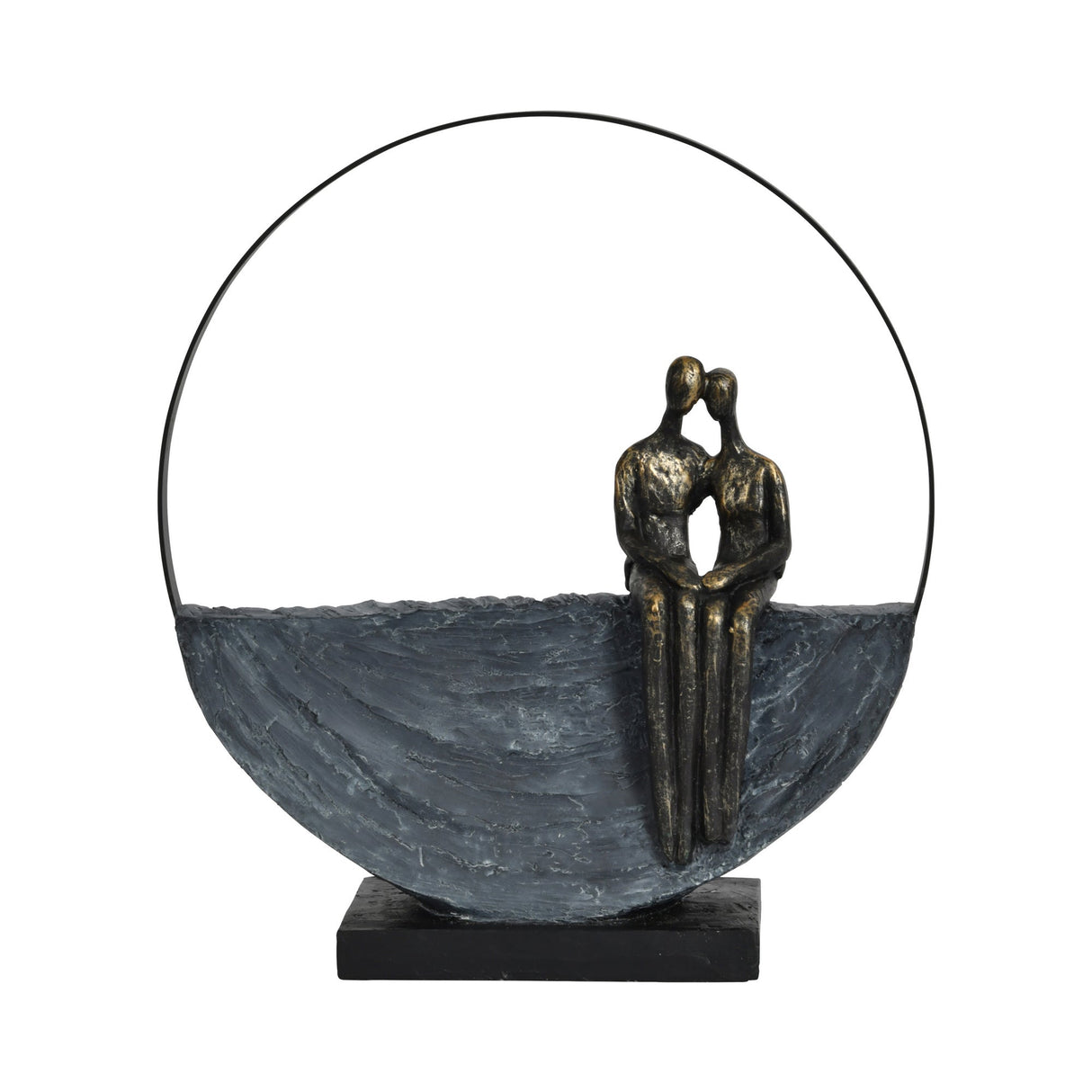 Couple Encircled Figurine - 33cm