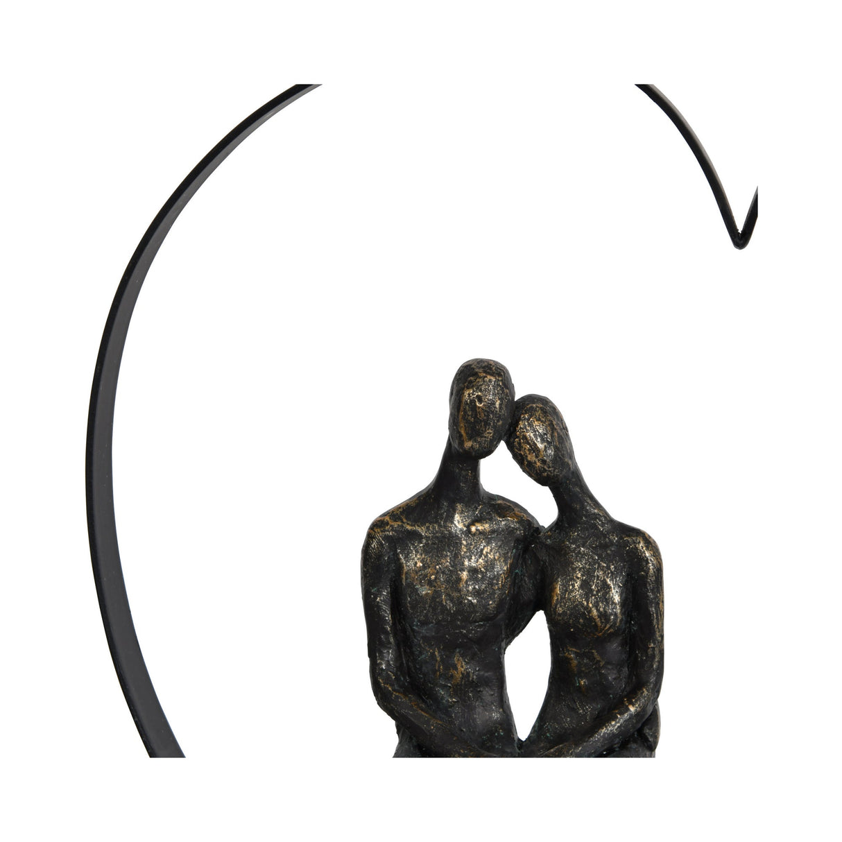 Couple Inside Heart Figurine - 31cm