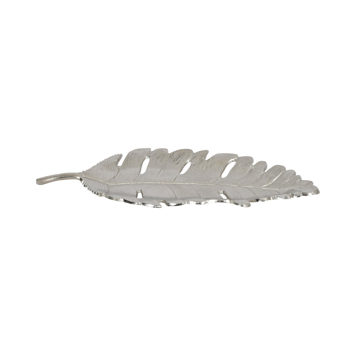 Large Feather Platter - Nickel
