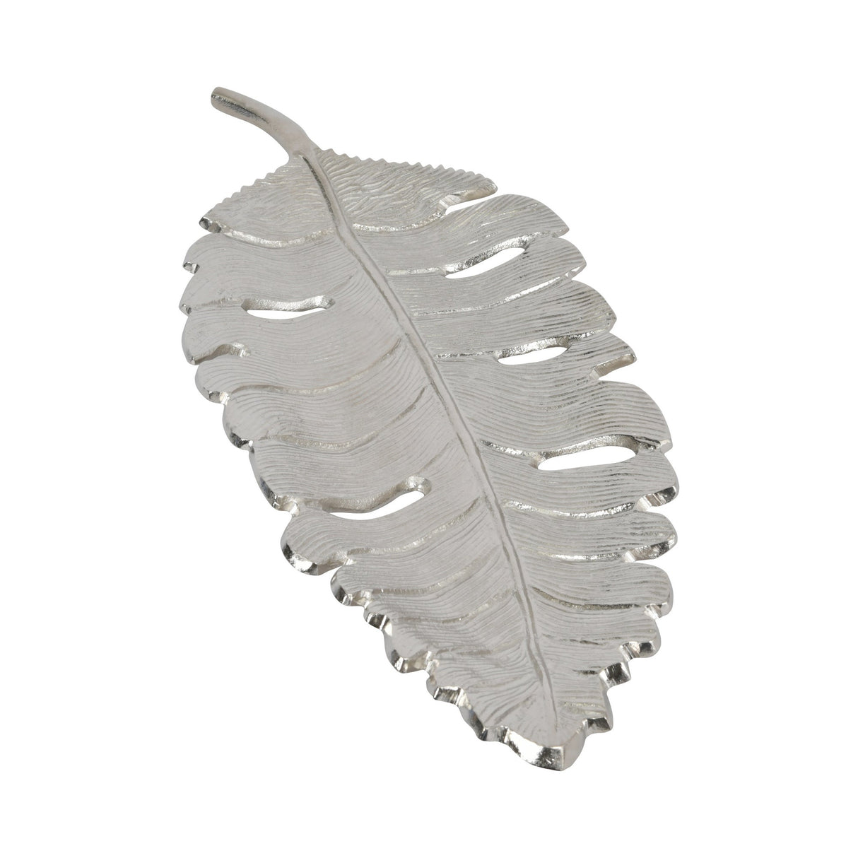 Large Feather Platter - Nickel