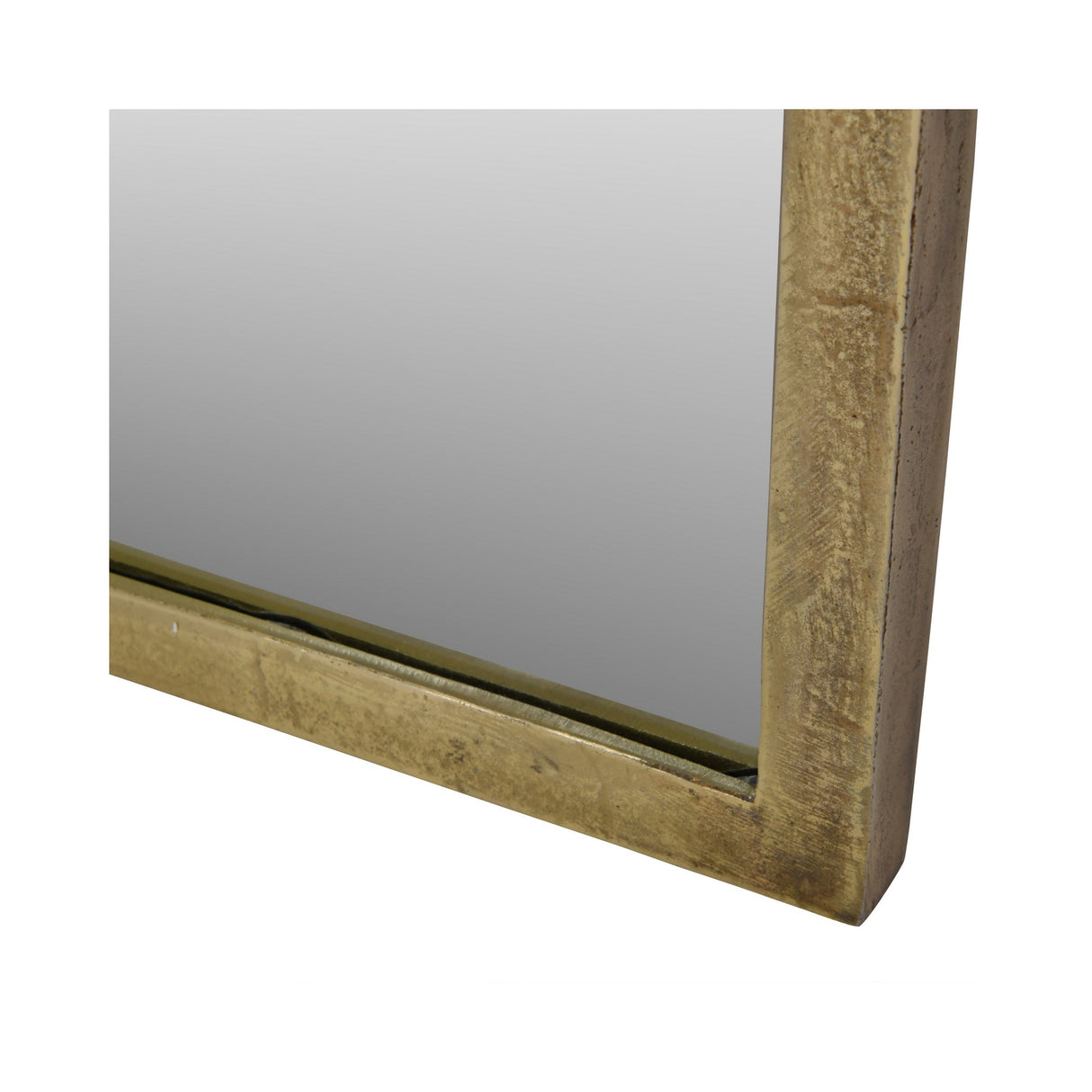 Arched Window Large Wall Mirror Gold - 91x101cm