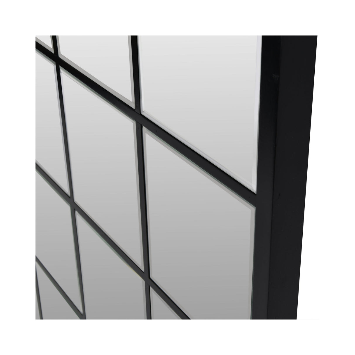 Blakely Floor Standing Cheval Leaner Mirror Black - 100x180cm