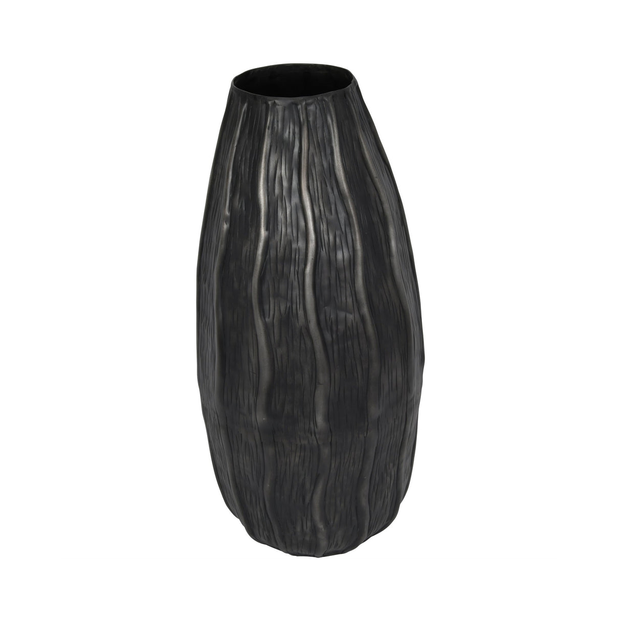 Pelham Tall Vase 50cm - Matt Black
