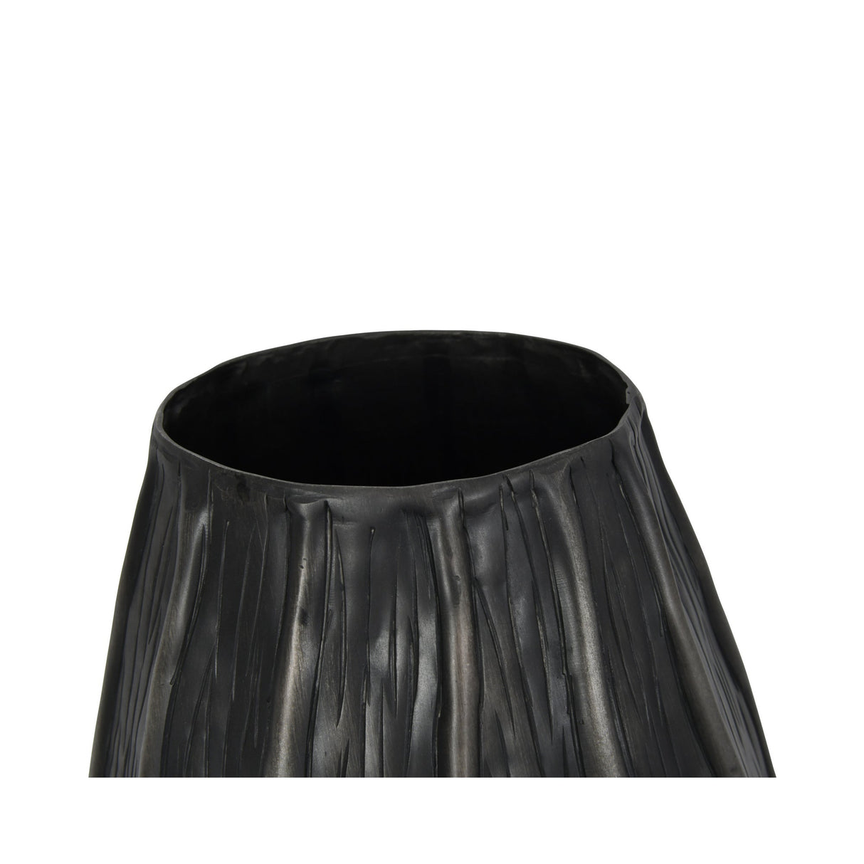 Pelham Tall Vase 50cm - Matt Black